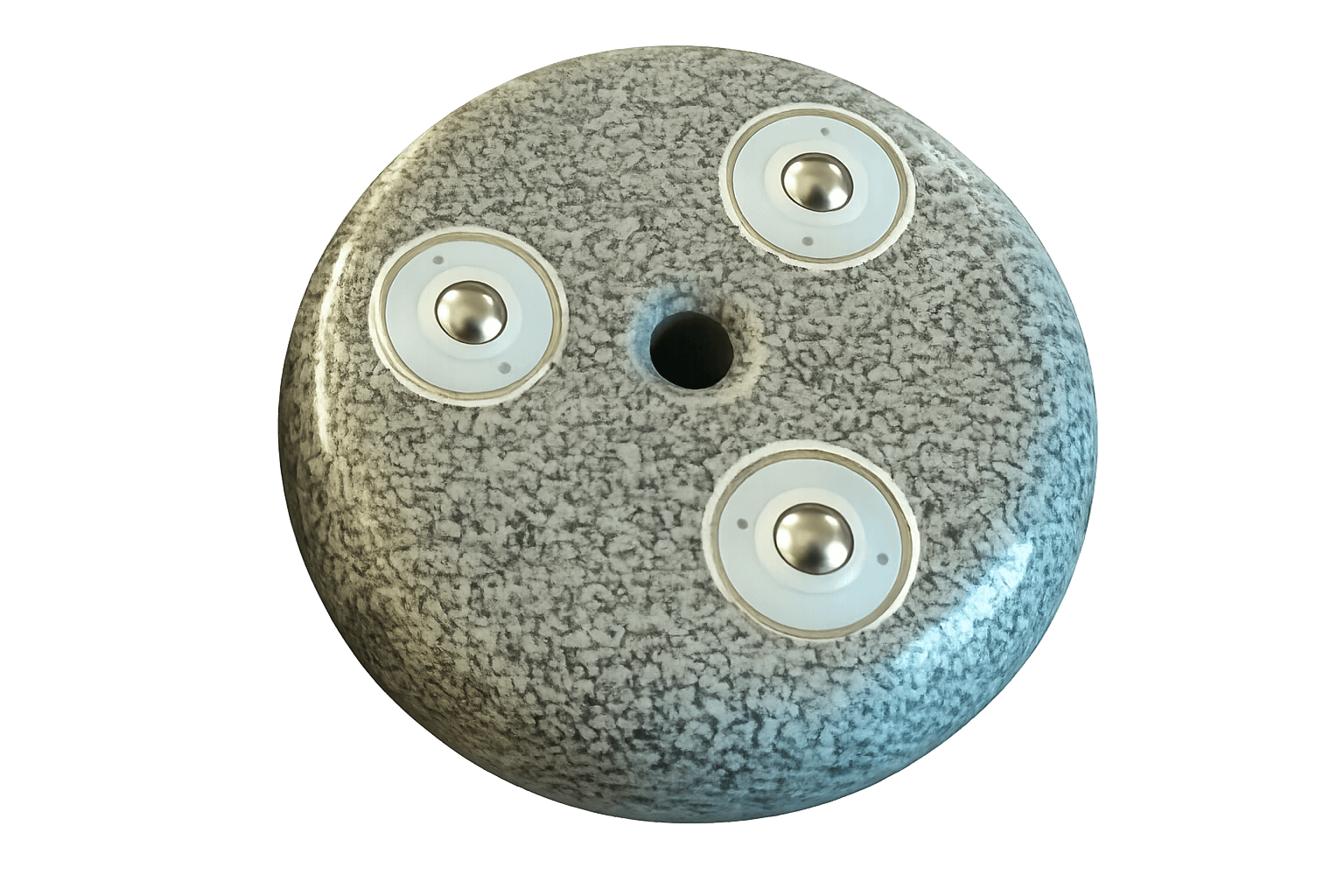 Curling stone sliding mechanism engineered for Glice synthetic ice