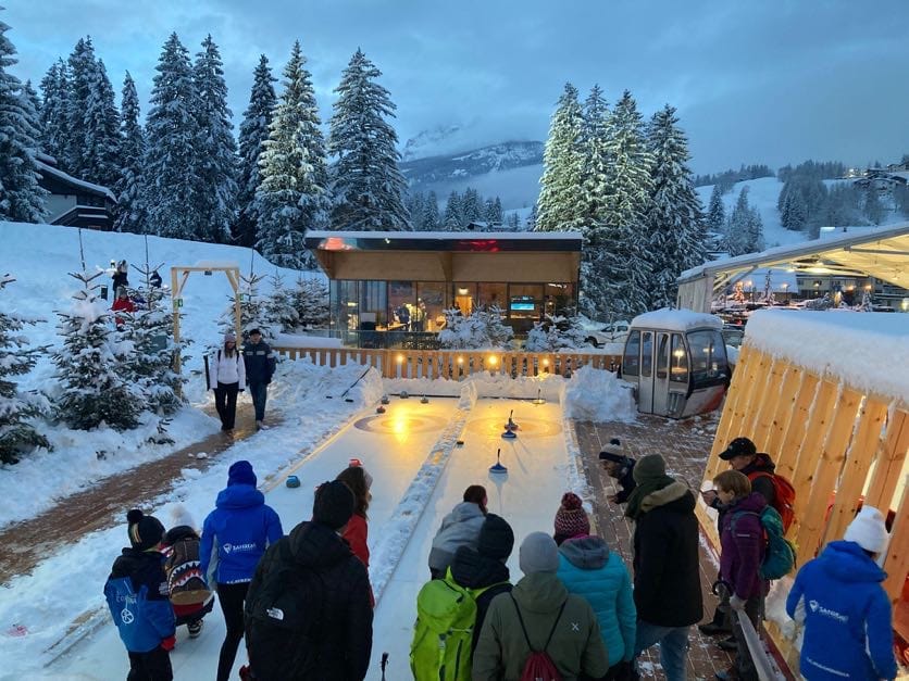 Glice curling rink driving dwell time and spend at venues