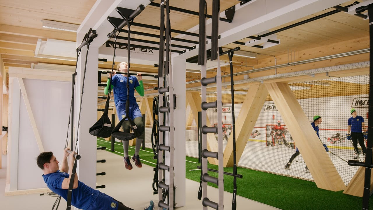 Complete hockey training facility