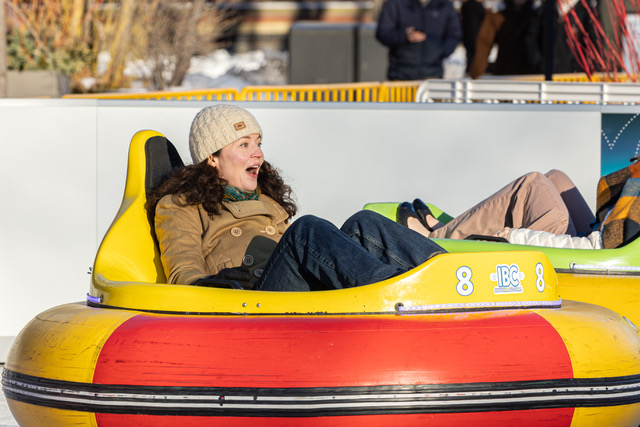 How Harvard Transformed a Campus Plaza Into a Winter Wonderland — With Synthetic Ice and Bumper Cars | Glice
