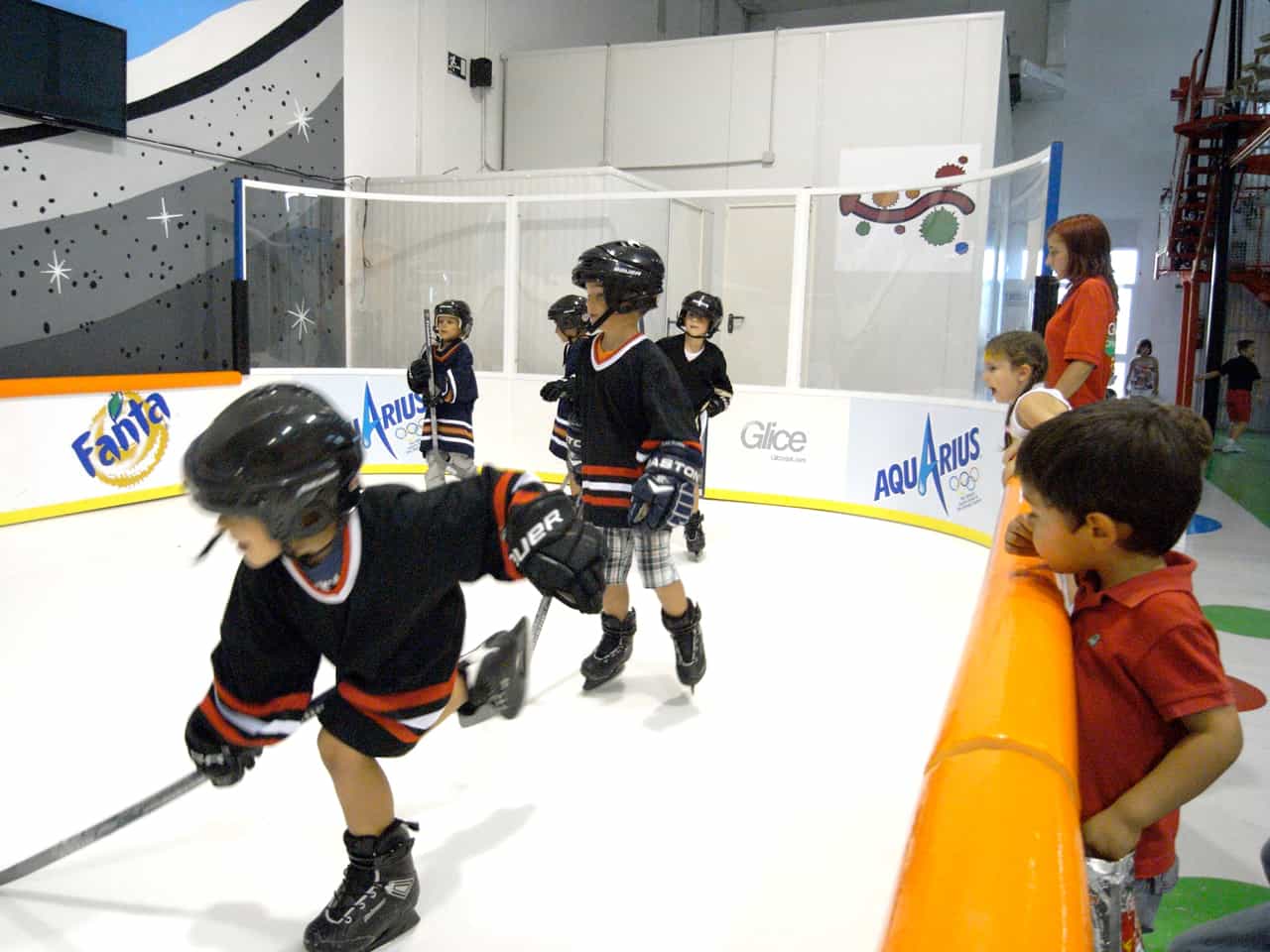 Synthetic Ice Rink - Glice Mini Arena for FEC