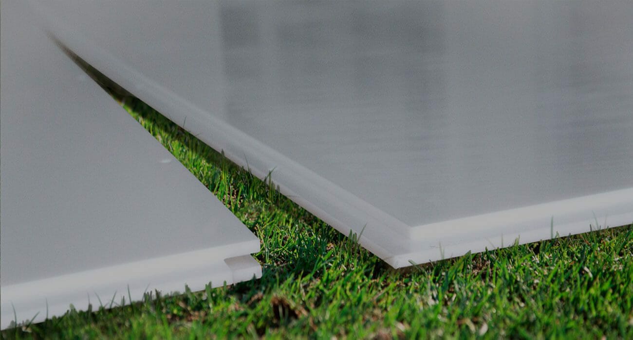 Glice Synthetic ICE Panels ON Grass