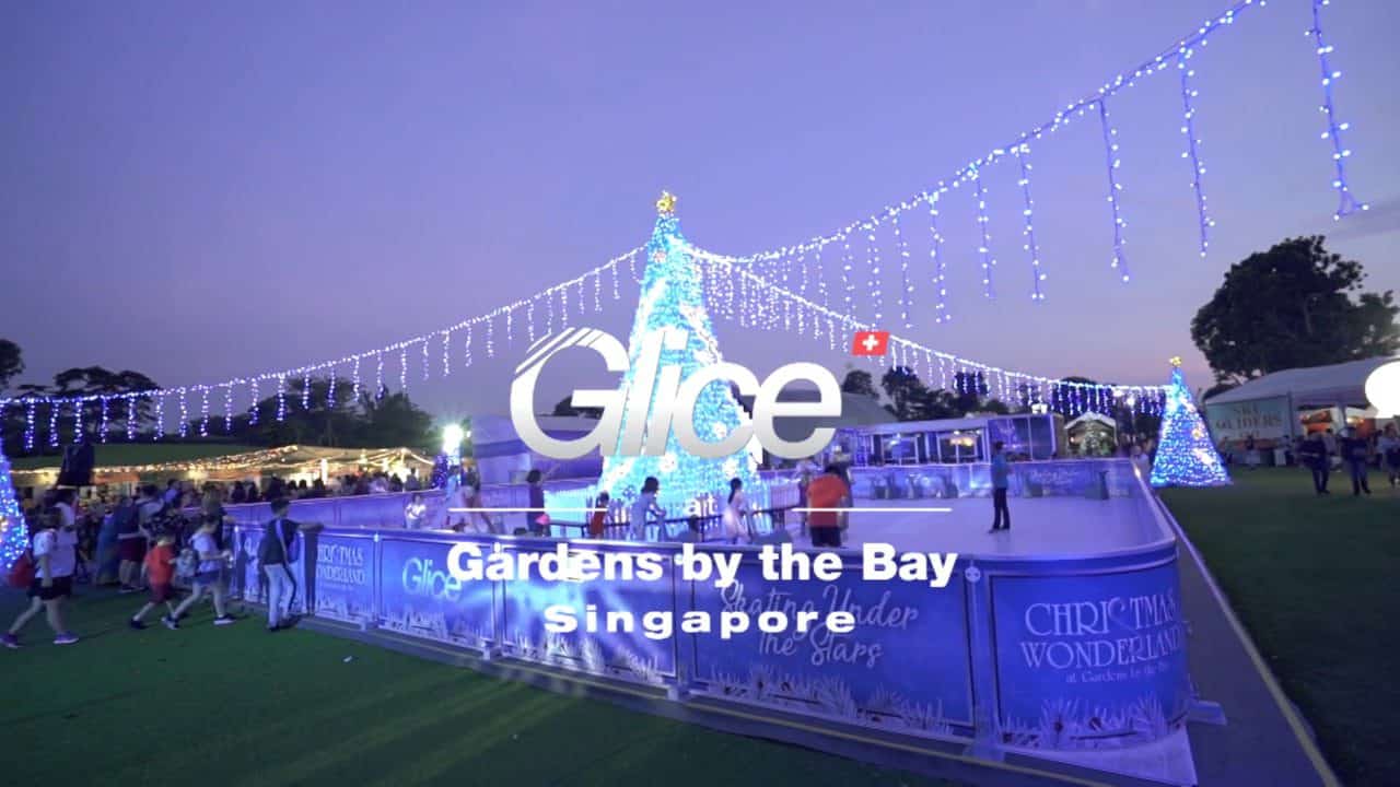 A Touch of Winter – Glice® Synthetic Ice Rink at Gardens by the Bay in Singapore