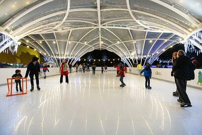 18 Insane Synthetic Ice Rink Installations Around The World