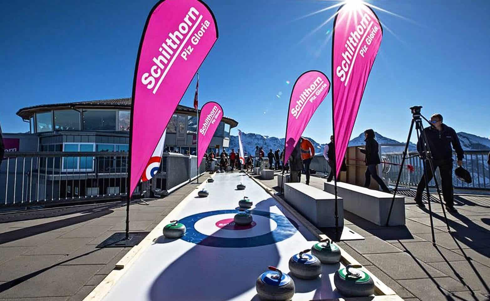 Schilthorn'da Curling Pisti