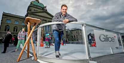 Bern brings sustainable Glice Rink to Bundesplatz