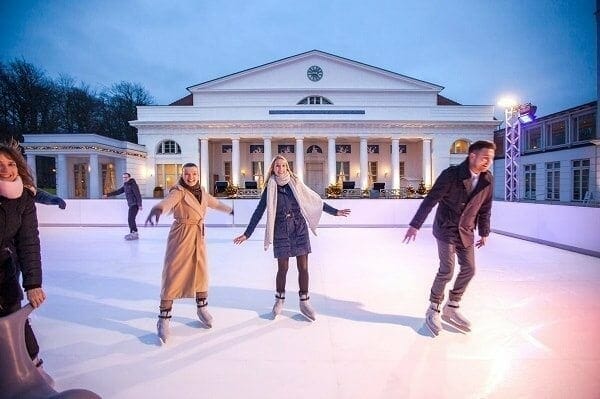Eco-friendly Glice® Synthetic Ice Rink at the Classy Grand Hotel Heiligendamm in Germany