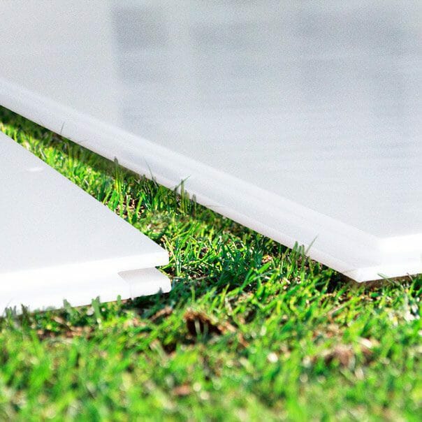 Glice Interlocking Panels on Grass Surface