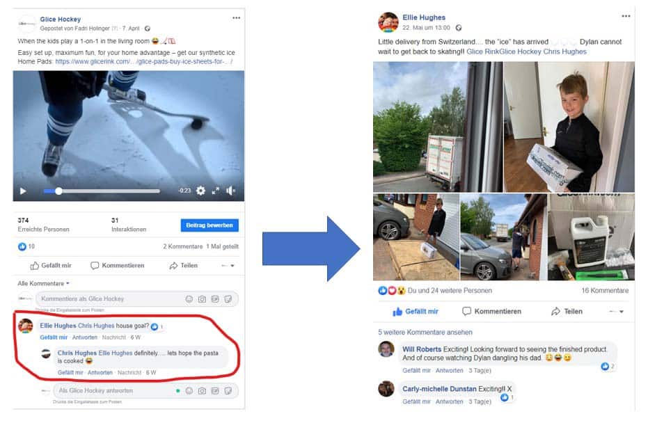 From Your Facebook Comment to Your Own Glice Synthetic Ice Home Rink