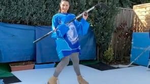Glice Synthetic Ice Home Diaries with German Figure Skater Patricia Kühne