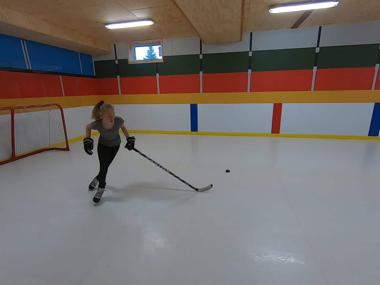 Glice Synthetic Ice Home Diaries – Epic Home Arena in Canada