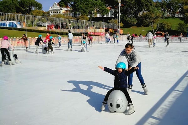 Glice® Artificial Ice Rink at Prestigious Eduardo VII Park in Lisbon