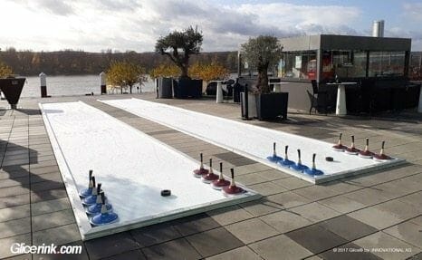 Try Out Glice® Synthetic Eisstock Curling at Luxurious German Hotel by the River Rhine