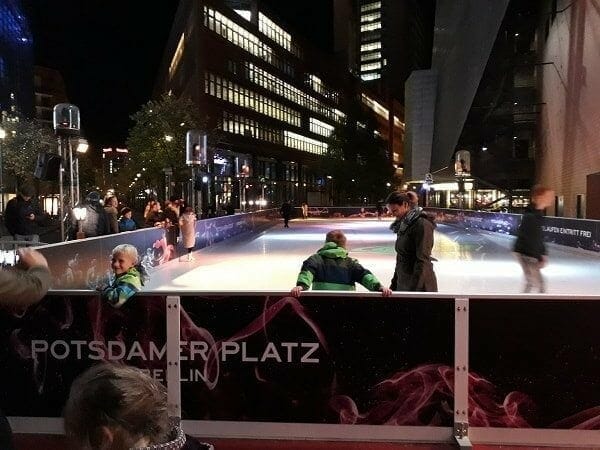Swing by the Glice® Synthetic Ice Rink at Berlin’s Famous Potsdamer Platz