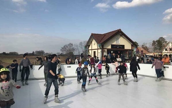 A Touch of Europe – Glice® Synthetic Ice Rink at German Village in Japan