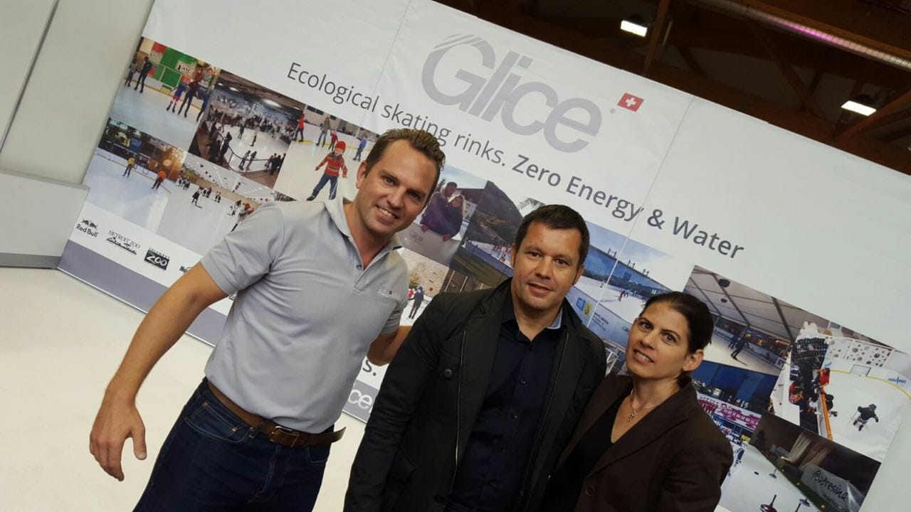 Grande successo alla fiera comunale di Klagenfurt in Austria per le piste di ghiaccio sintetico Glice®