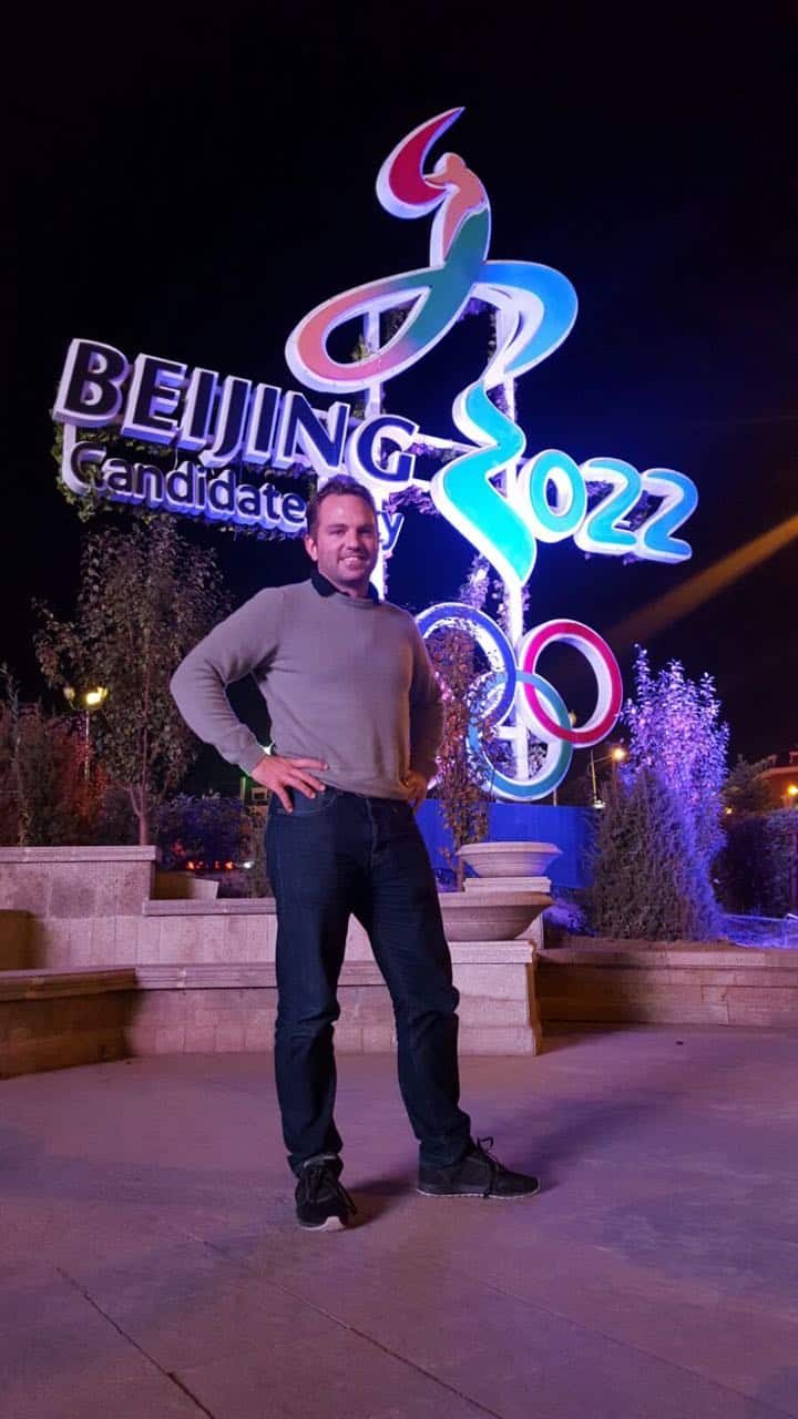 Il cofondatore di Glice® Ghiaccio Sintetico Viktor Meier è pronto per Pechino 2022!