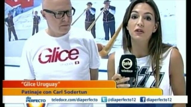 Glice® Kunststoffeis im Uruguayischen TV-Kanal Teledoce!