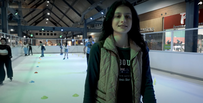 Festive Lakeshore Ice Skating Rink Makes a Splash