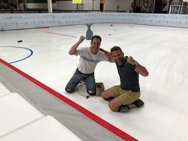 Ice Sports World Upside Down: Installation of First Glice® Artificial Ice Rink in Australia
