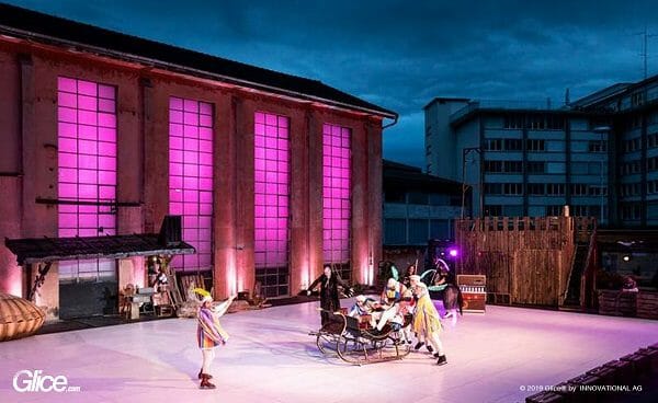 Open Air Shakespeare on Glice® Synthetic Ice in Lucerne, Switzerland