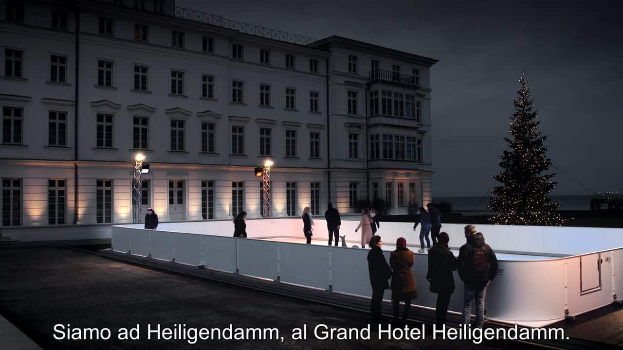 Perché il Grand Hotel Heiligendamm in Germania ha scelto una Pista in Ghiaccio Sintetico Glice®