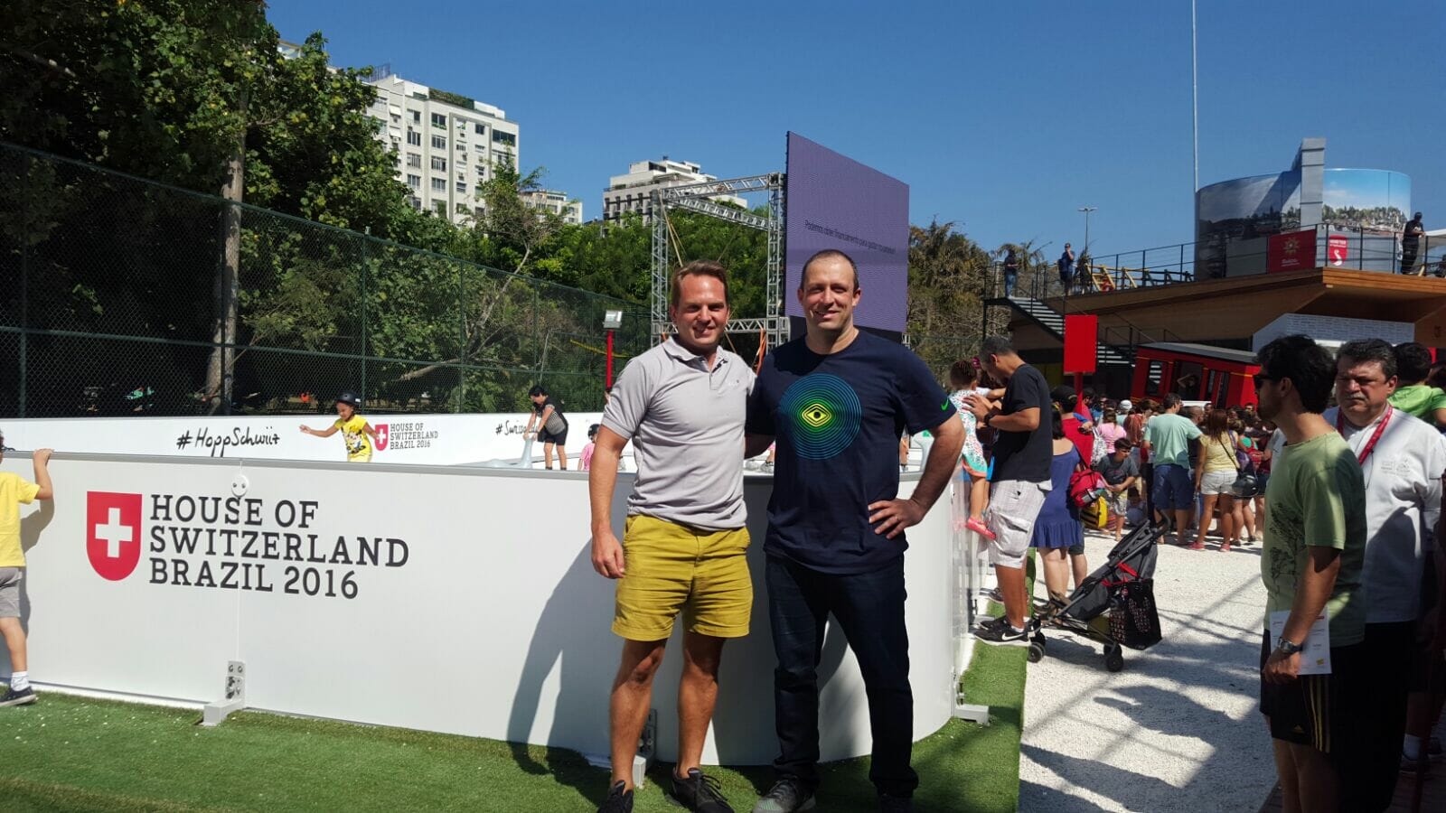Glice® co-founder meets Brazilian President of Ice Sport Federation!