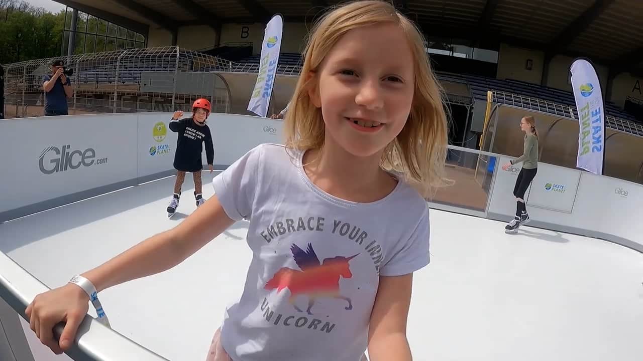 Skate for the Planet met Glice kunststof ijs!