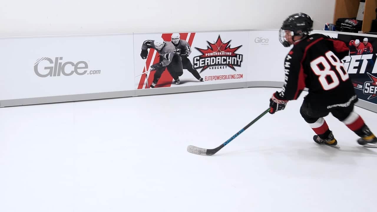 Steve Serdachny: Skating, Lateral Crossovers – Powered by Glice Synthetic Ice