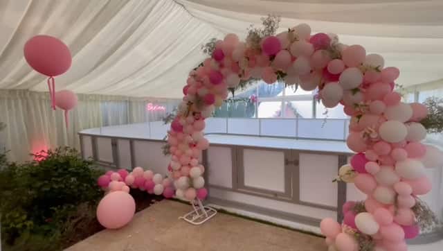 Sweet Glice Synthetic Ice Rink Birthday Rental in the UK
