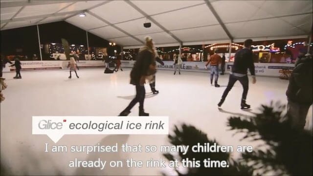 Glice® synthetic ice rink at Christmas Market in Germany