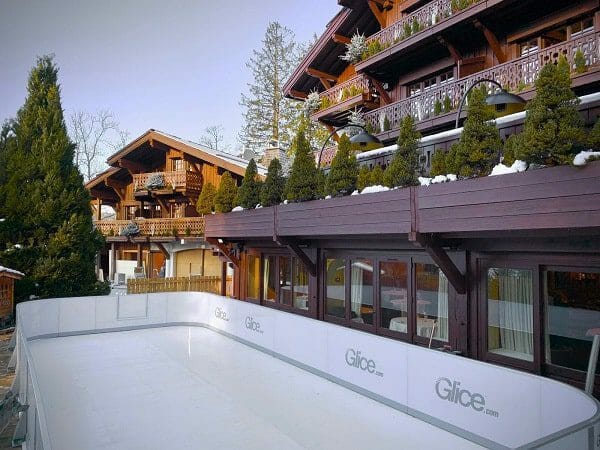 Synthetic Ice by Glice at the Four Seasons in Megève, France