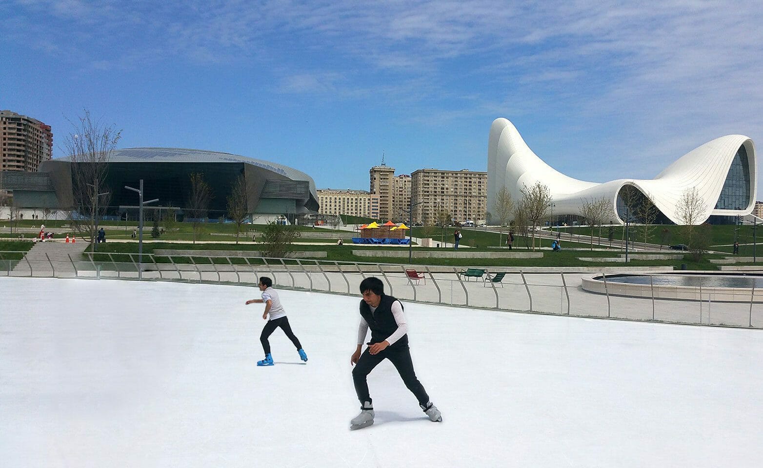 The world’s largest synthetic ice rink in Azerbaijan