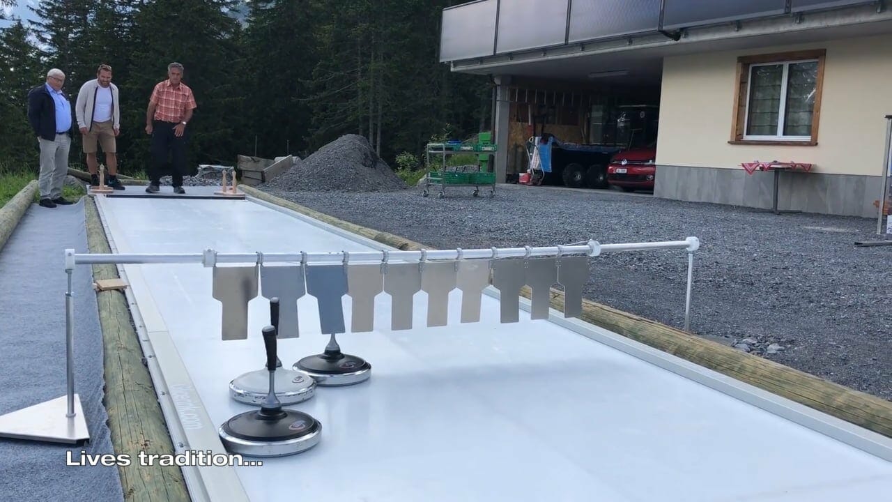 Tradition Meets Innovation: Glice® Synthetic Eisstock Curling Track at Bischofalp in Switzerland