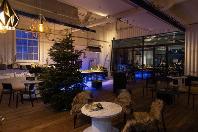 event space during Christmas time