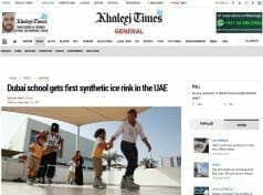 Glice featured in Khaleej Times