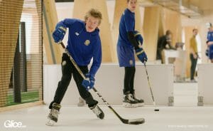Training at hockey center