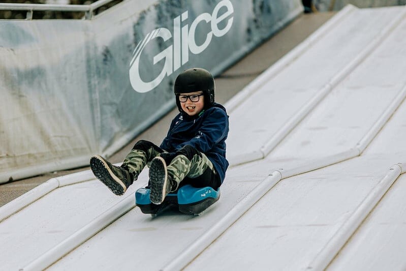 Mehr als nur Schlittschuhlaufen: Glice Eco Rodelbahn