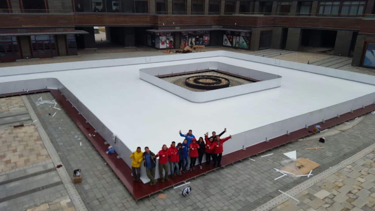 Biggest Glice Synthetic Ice Rink Installed In China At Genting