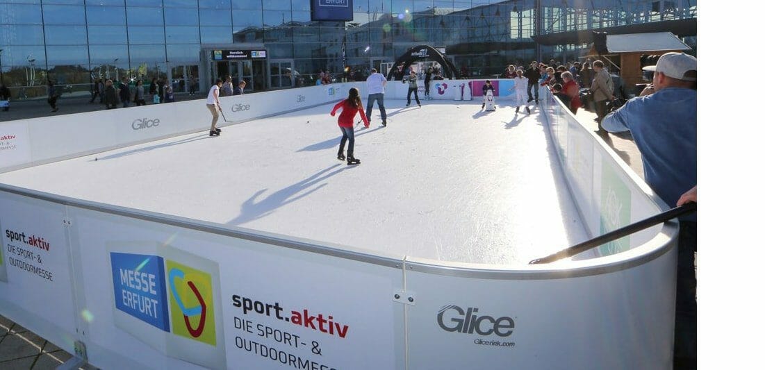 Synthetic Ice Rink Technology Glice® Artificial Ice Pads